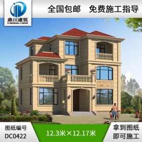 歐式三層別墅設(shè)計(jì)施工圖紙_農(nóng)村三層別墅設(shè)計(jì),鼎川建筑