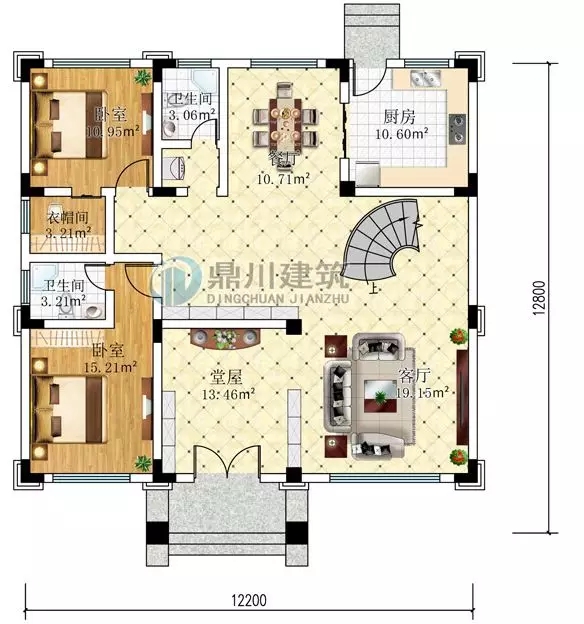 【干貨】教你如何看對戶型圖，建房的錢不浪費！
