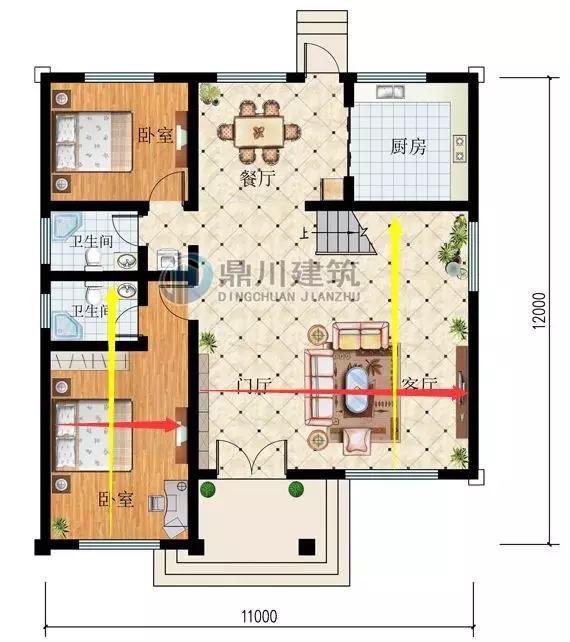 【干貨】教你如何看對戶型圖，建房的錢不浪費！